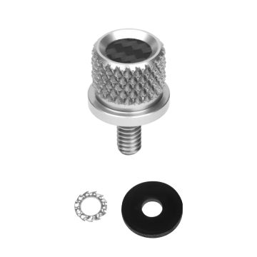 Silver Carbon Fiber 1/4