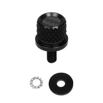Black Carbon Fiber 1/4