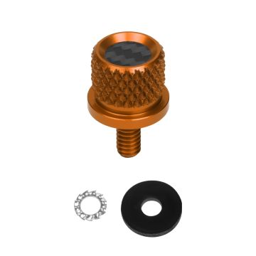 Orange Carbon Fiber 1/4