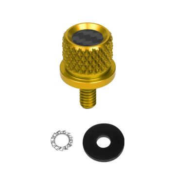 Gold Carbon Fiber 1/4