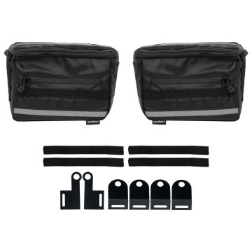 HOGWORKZ® Ballistic Molle Soft Saddlebags for Harley® Softail/Dyna/Sportster kit