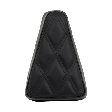 Havoc Sissy Bar Backrest Pad (Diamond / Black Stitch) from HOGWORKZ