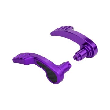 Purple Anodized Saddlebag Lid Levers for Harley® Touring from HOGWORKZ