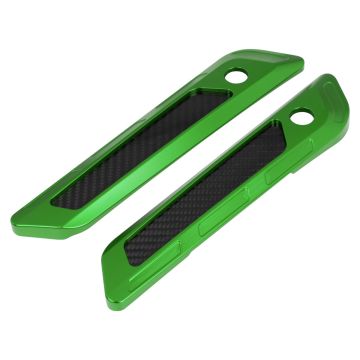 Green Anodized Saddlebag Latch Covers for Harley® Touring