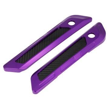 Purple Anodized Saddlebag Latch Covers for Harley® Touring