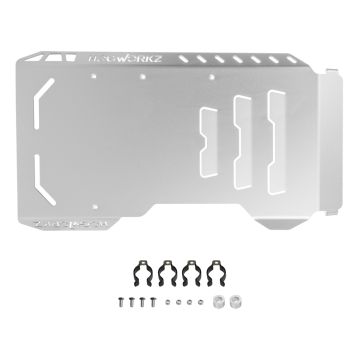 HOGWORKZ® Aluminum Skid Plate / Chassis Protector kit for Harley® Softail M8