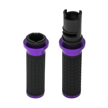 HOGWORKZ® MX Style Hand Grips for Harley® Touring '23.5-'26 / Softail '25-'26 | Purple