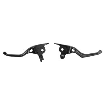HOGWORKZ® Black Performance Brake & Clutch Levers for Harley® Touring back