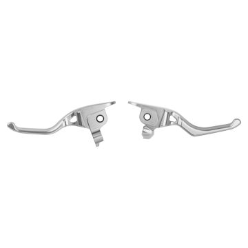 HOGWORKZ® Silver Performance Brake & Clutch Levers for Harley® Touring back