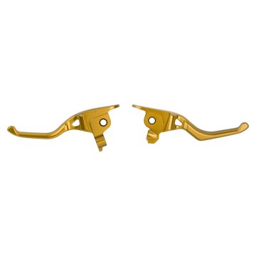 HOGWORKZ® Gold Performance Brake & Clutch Levers for Harley® Touring