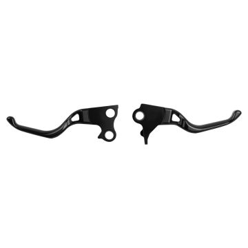 HOGWORKZ® Black Performance Brake & Clutch Levers for Harley® Dyna / Softail / Touring