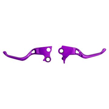 HOGWORKZ® Purple Performance Brake & Clutch Levers for Harley® Dyna / Softail / Touring