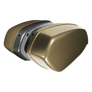 Olive Gold Saddlebag Kit for Harley® Softail Low Rider / Low Rider S angle