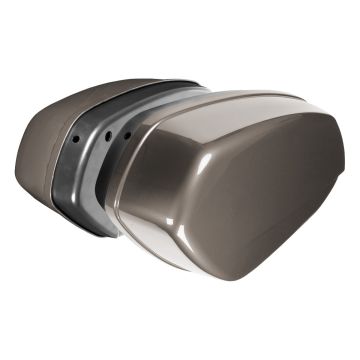 River Rock Gray Saddlebag Kit for Harley® Softail Low Rider / Low Rider S angle