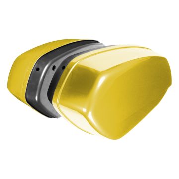 Industrial Yellow Saddlebag Kit for Harley® Softail Low Rider / Low Rider S angle