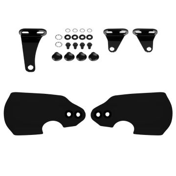 Dark Smoke Hand Guards for Harley® Softail & Road King Special FLHRXS from HOGWORKZ kit
