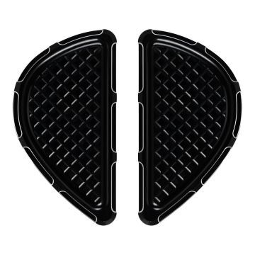 HOGWORKZ® Black Heaterz Passenger Floorboards for Harley® Touring & Softail