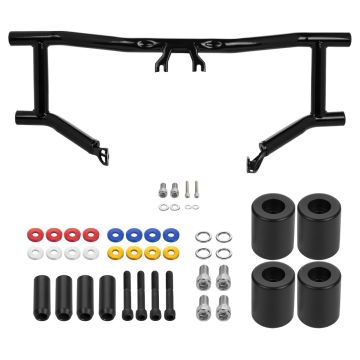 HOGWORKZ® Black Double Barrel Performance Engine Guard for Harley® Touring kit