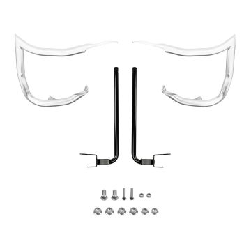 HOGWORKZ® Chrome Havoc Saddlebag Guards for Harley® Touring kit