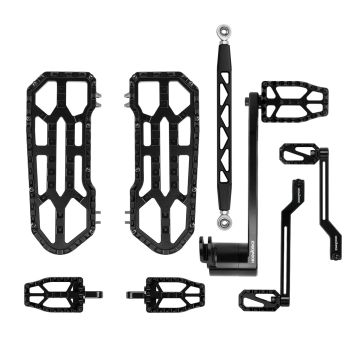 HOGWORKZ® Black Performance MX Floorboard / Foot Control Kit for Harley® Touring kit