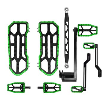 HOGWORKZ® Green Performance MX Floorboard / Foot Control Kit for Harley® Touring