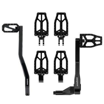 HOGWORKZ® Black Performance MX Foot Control Kit (Mid Controls) for Harley® Softail