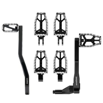 HOGWORKZ® Silver Performance MX Foot Control Kit (Mid Controls) for Harley® Softail
