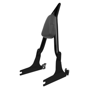 Black Detachable Havoc Sissy Bar Backrest for Harley® Dyna from HOGWORKZ