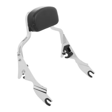 HOGWORKZ® Chrome Lo-Pro Mini Sissy Bar Backrest for Harley® Touring