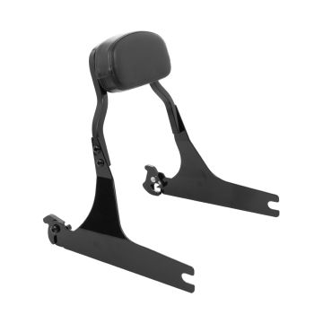 HOGWORKZ® Black Lo-Pro Mini Sissy Bar Backrest for Harley® Dyna