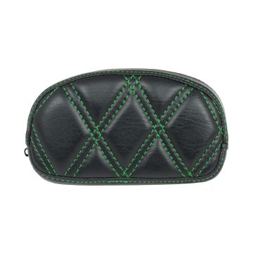 Green Stitch Diamond Pad for HOGWORKZ® Lo-Pro Mini Sissy Bar front