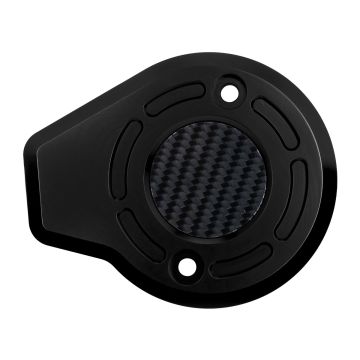 Black HOGWORKZ® VVT Cam Timer Cover for Harley® Touring & Softail