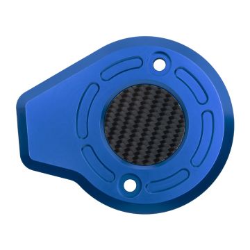 Blue HOGWORKZ® VVT Cam Timer Cover for Harley® Touring & Softail