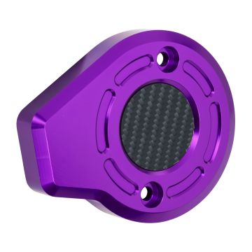 Purple HOGWORKZ® VVT Cam Timer Cover for Harley® Touring & Softail