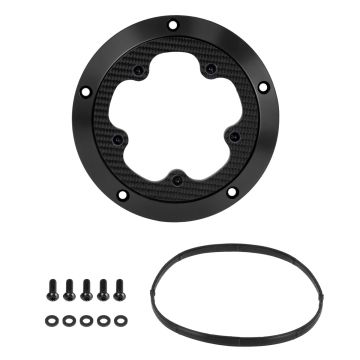 HOGWORKZ® Black ClearVue™ Derby Cover for Harley® Touring '16-'26