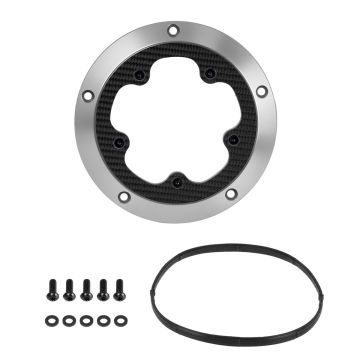 HOGWORKZ® Silver ClearVue™ Derby Cover for Harley® Touring '16-'26