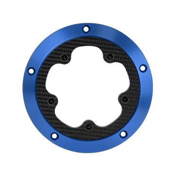 HOGWORKZ® Blue ClearVue™ Derby Cover for Harley® Touring