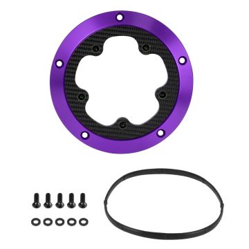 HOGWORKZ® Purple ClearVue™ Derby Cover for Harley® Touring '16-'26
