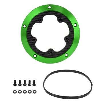 HOGWORKZ® Green ClearVue™ Derby Cover for Harley® Touring '16-'26
