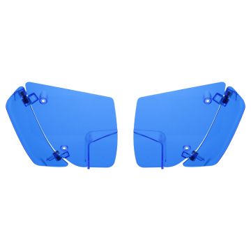 Blue Adjustable Fairing Air Deflectors for Harley­® Road Glide