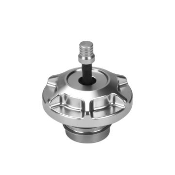 Silver HOGWORKZ® Performance MX Gas Cap for Harley-Davidson® Motorcycles