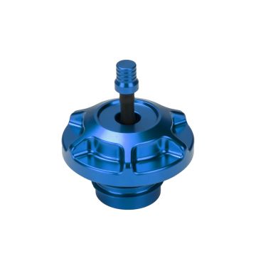 Blue HOGWORKZ® Performance MX Gas Cap for Harley-Davidson® Motorcycles