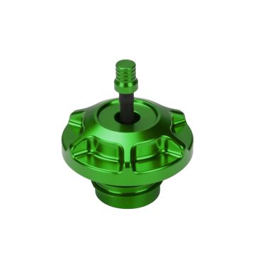 Green HOGWORKZ® Performance MX Gas Cap for Harley-Davidson® Motorcycles
