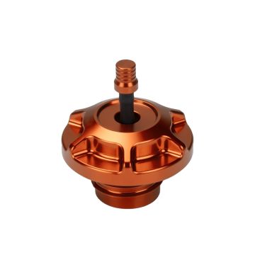 Orange HOGWORKZ® Performance MX Gas Cap for Harley-Davidson® Motorcycles