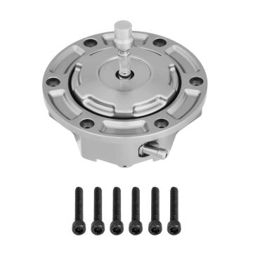 Silver HOGWORKZ® Performance MX Gas Cap for Harley-Davidson® Touring