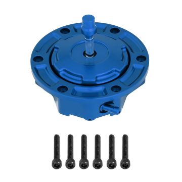 Blue HOGWORKZ® Performance MX Gas Cap for Harley-Davidson® Touring '23.5-'26