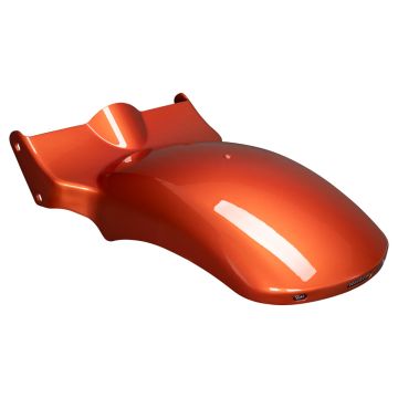 Scorched Orange Wide Bobber Rear Fender w/ LEDs for '18-'25 Harley® Fat Bob / Street Bob