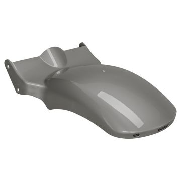 Gunship Gray Wide Bobber Rear Fender w/ LEDs for '18-'25 Harley® Fat Bob / Street Bob