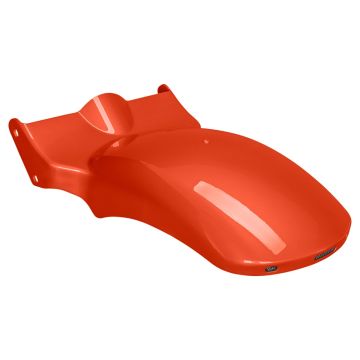 Baja Orange Wide Bobber Rear Fender w/ LEDs for '18-'25 Harley® Fat Bob / Street Bob