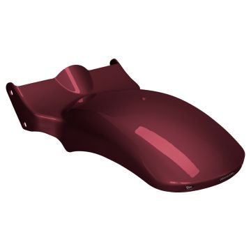 Billiard Burgundy Wide Bobber Rear Fender w/ LEDs for '18-'25 Harley® Fat Bob / Street Bob